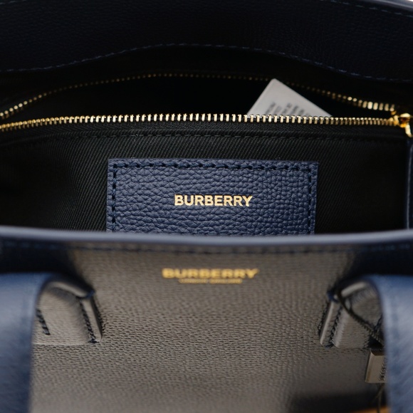 Burberry Banner Tote House Check Derby Shoulder Bag Small New - Picture 6 of 6